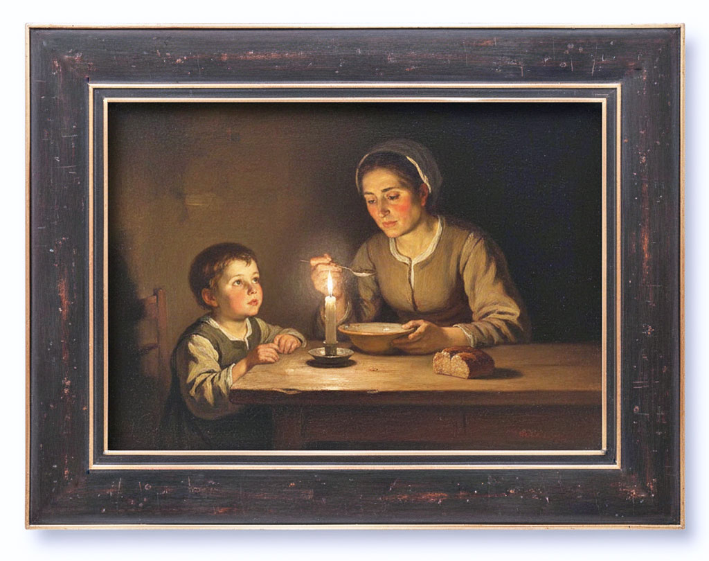 Capri 100 Noir antique filets or