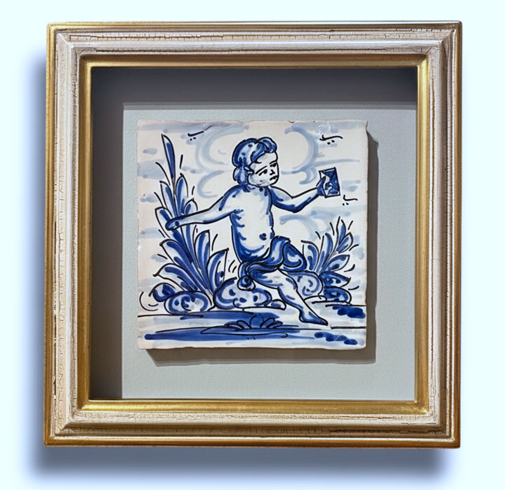 Igor 30 Or craquelé blanc