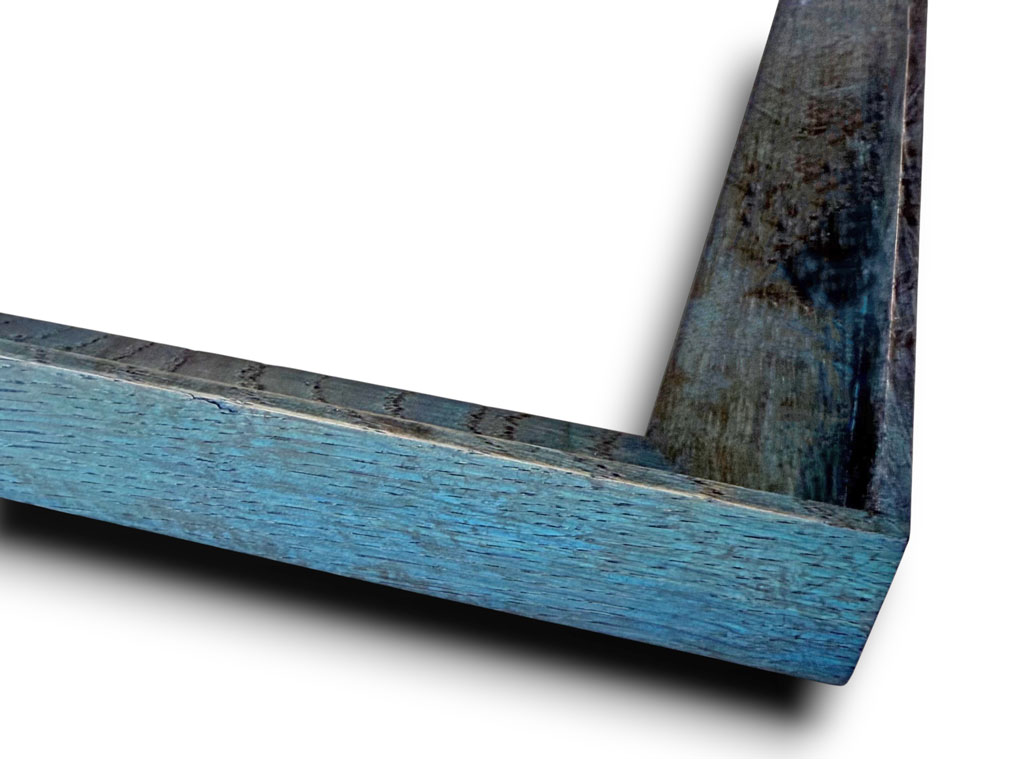 Cassetina Chêne teinté bleu