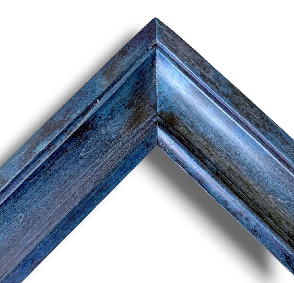 Polynice Bois teinté oleo bleu