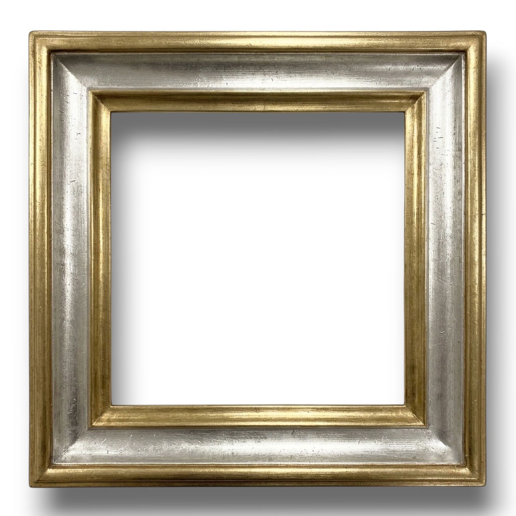 Iris L: 32 mm / H: 20 mm, Or gorge argent