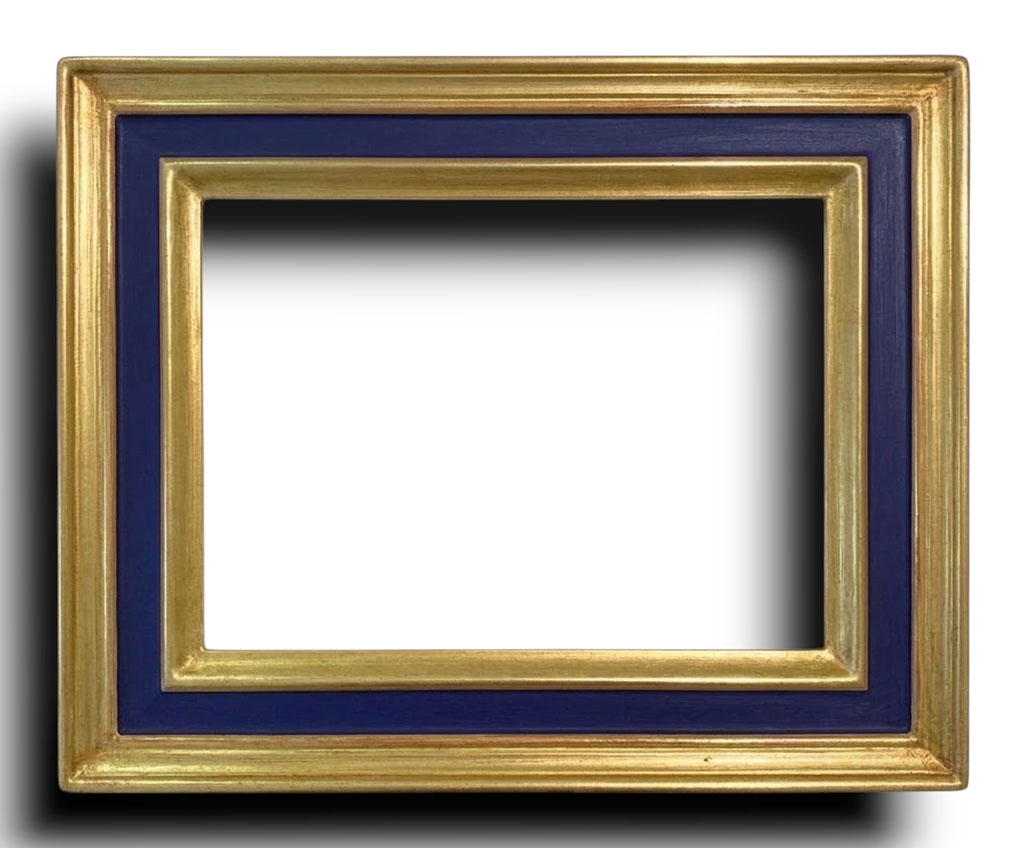 Nefertari Or plat bleu pierre