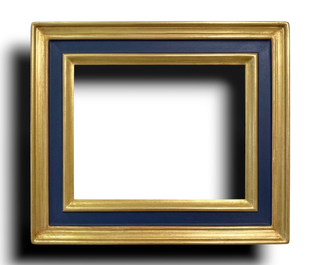 Nefertari Or plat bleu nuit